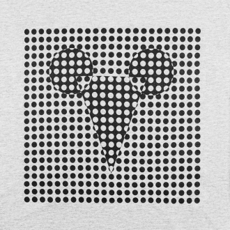 Изображение №2 | Футболка женская Optical Mouse, серый меланж, размер S