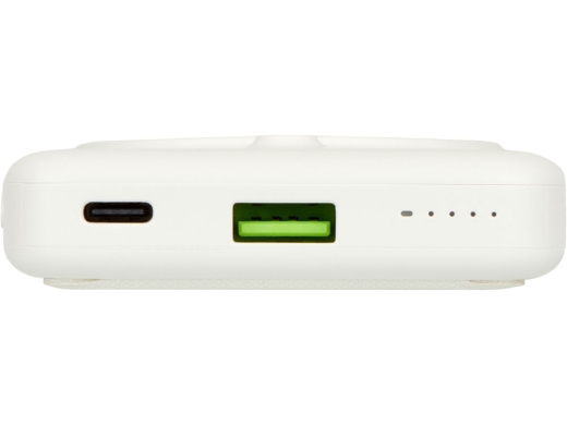 Изображение №7 | Магнитный внешний беспроводной аккумулятор «GenerIQ»,QC/PD, 10000 мАч (белый)