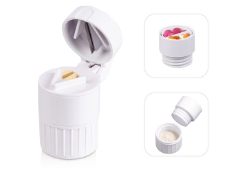 Изображение №1 | Таблетница с измельчителем «Avicenna» (белый)