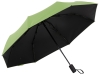 Изображение №2 | Зонт-автомат «Dual» с двухцветным куполом (зеленое яблоко/черный)