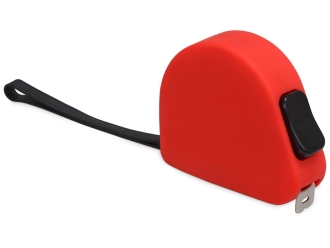 Изображение №1 | Рулетка «Meter» софт-тач, 3м (красный)