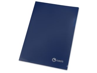 Изображение №4 | Папка- уголок А4, матовая (синий матовый)