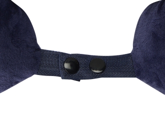 Изображение №4 | Подушка для путешествий с эффектом памяти «Basic» (синий, серый)