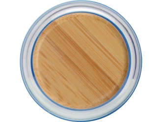 Изображение №4 | Стеклянная бутылка для воды в силиконовом чехле «Refine» (темно-синий)