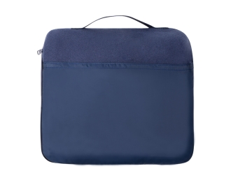 Изображение №3 | Плед - подушка для путешествий «Flight» в чехле с ручкой и карманом (темно-синий)