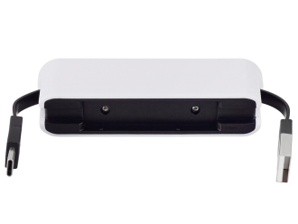 Изображение №4 | USB-хаб «Hubix» с коннектором 2-в-1 USB-C и USB-A, 2.0 (белый)