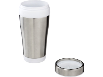 Изображение №4 | Термостакан «Elwood», 410 мл (белый, серебристый)