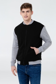 Изображение №5 | Бомбер College черный, размер XS