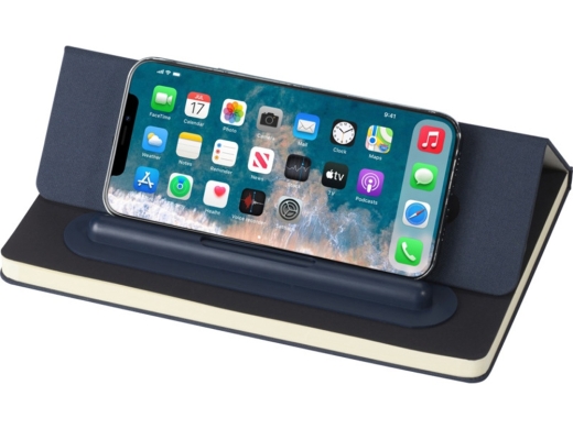 Изображение №5 | Подарочный набор «Skribo» с ручкой и блокнотом А5 (темно-синий)