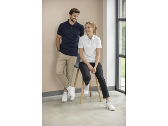 Изображение №4 | Рубашка поло «Emerald», унисекс S (белый)