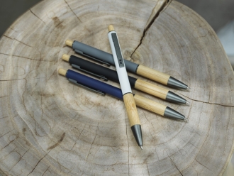 Изображение №3 | Ручка шариковая из переработанного алюминия «Darius» синие чернила (белый)