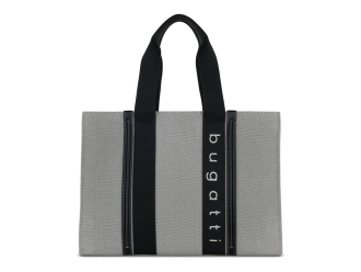 Изображение №4 | Сумка-тоут женская «Ambra» (серый, черный)