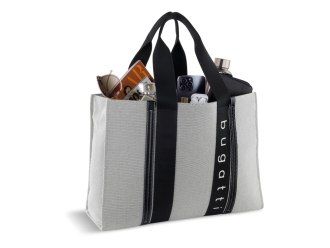 Изображение №5 | Сумка-тоут женская «Ambra» (серый, черный)