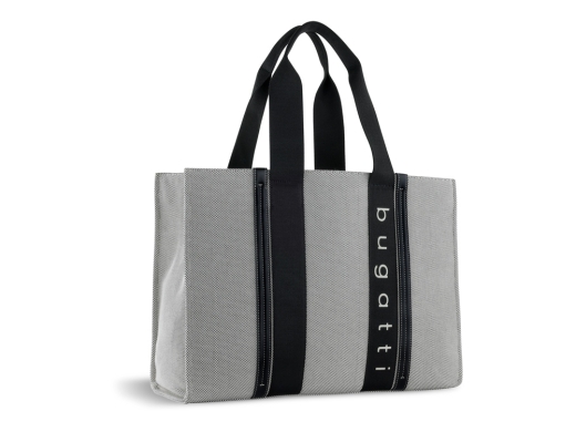 Изображение №1 | Сумка-тоут женская «Ambra» (серый, черный)