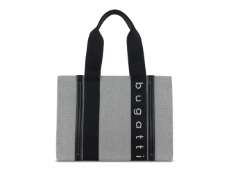 Изображение №2 | Сумка-тоут женская «Ambra» (серый, черный)