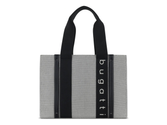 Изображение №4 | Сумка-тоут женская «Ambra» (серый, черный)