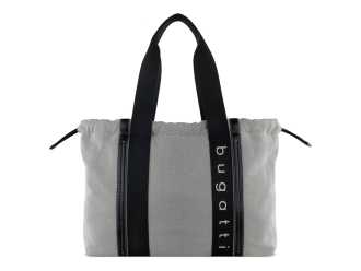 Изображение №4 | Сумка-шоппер женская «Ambra» (серый, черный)