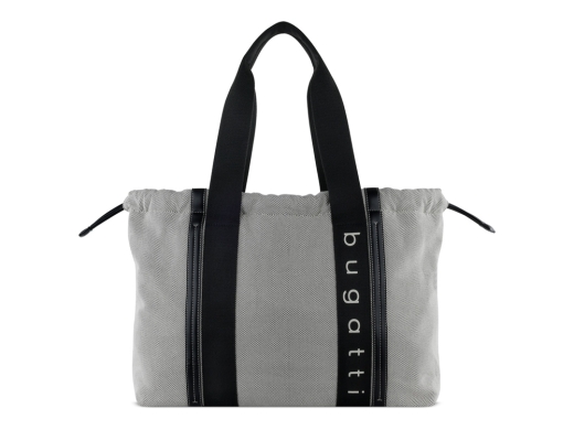 Изображение №4 | Сумка-шоппер женская «Ambra» (серый, черный)