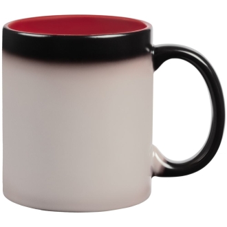 Изображение №5 | Кружка-хамелеон On Display, матовая, черная с красным