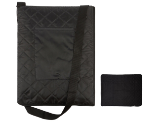 Изображение №1 | Плед для пикника «Ridge» 115 х 140 см (черный)