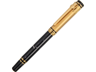 Изображение №1 | Ручка-роллер «Gold Medal» (черный/золотистый)