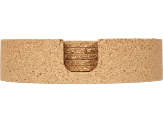 Изображение №6 | Набор костеров из пробки на подставке «Krock» (коричневый)