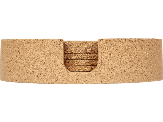 Изображение №6 | Набор костеров из пробки на подставке «Krock» (коричневый)