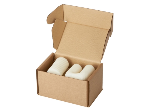 Изображение №8 | Набор свечей на подставке «Aris» (белый, серый)