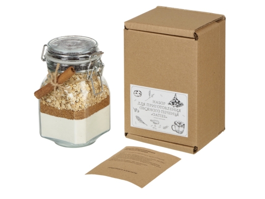 Изображение №1 | Набор для приготовления овсяного печенья с клюквой и шоколадом «Oaties»