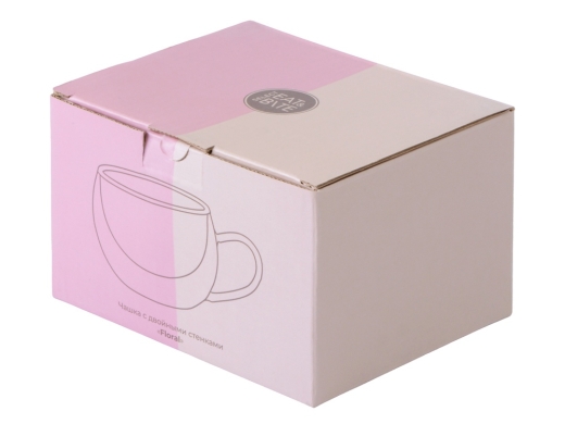 Изображение №7 | Чашка с двойными стенками «Floral» (прозрачный)