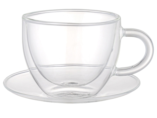 Изображение №2 | Чайная пара с двойными стенками «Rio» (прозрачный)