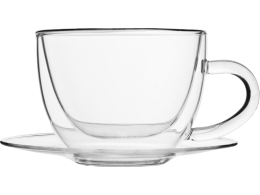 Изображение №4 | Чайная пара с двойными стенками «Rio» (прозрачный)