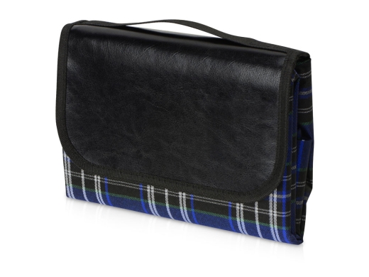 Изображение №1 | Непромокаемый плед для пикника «Fabrizio» (синий, черный)