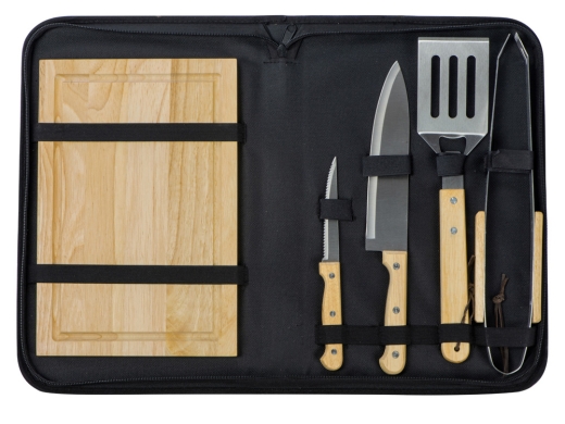 Изображение №3 | Набор для барбекю «Terra» (коричневый, серебристый, черный)