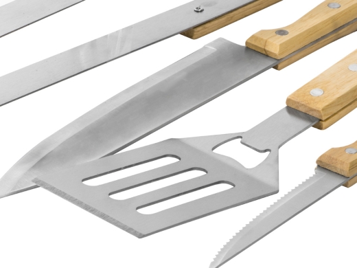 Изображение №11 | Набор для барбекю «Terra» (коричневый, серебристый, черный)