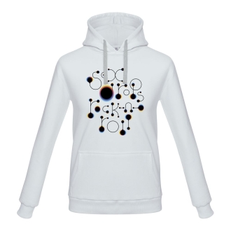 Изображение №3 | Толстовка с капюшоном No drugs, белая, размер S