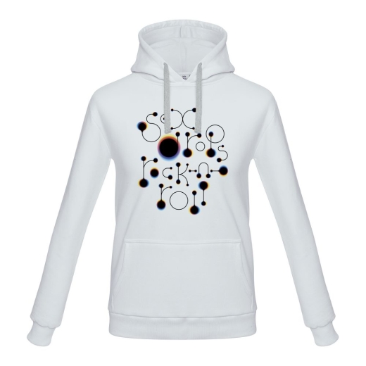 Изображение №3 | Толстовка с капюшоном No drugs, белая, размер S