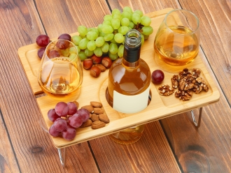 Изображение №9 | Столик бамбуковый на складных ножках «Barolo» (натуральный)