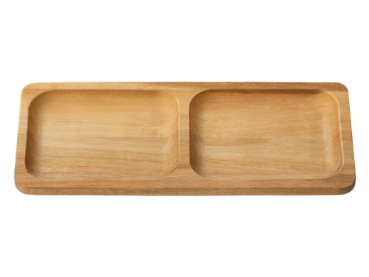 Изображение №2 | Менажница из акации с двумя секциями «Almond» (натуральный)