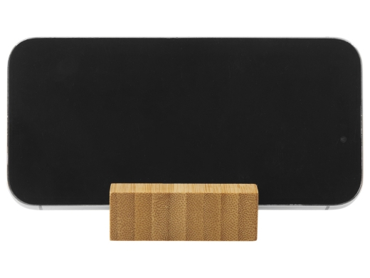 Изображение №7 | Подставка для телефона «Plix» из бамбука (натуральный)