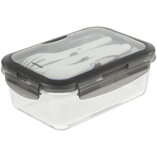 Изображение №1 | Ланчбокс Hard Work, серый