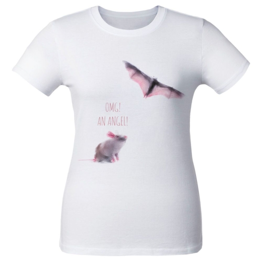 Изображение №2 | Футболка женская An Angel, белая, размер S