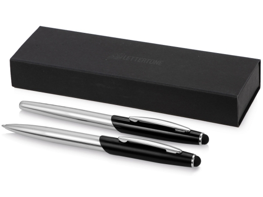 Изображение №1 | Набор ручек «Roma» (черный, серебристый)