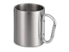 Изображение №1 | Кружка из стали с ручкой-карабином «Elbrus» (серебристый)