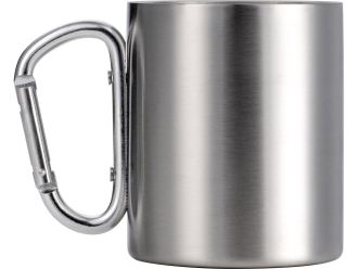 Изображение №3 | Кружка из стали с ручкой-карабином «Elbrus» (серебристый)