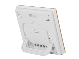 Изображение №4 | Бамбуковая метеостанция с часами «Moscow Heat» (натуральный/белый)