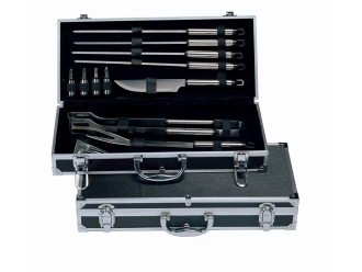Изображение №1 | Набор для барбекю «Suya» (серебристый, черный)