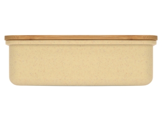 Изображение №5 | Ланч-бокс «Lunch» из пшеничного волокна с бамбуковой крышкой (бежевый)