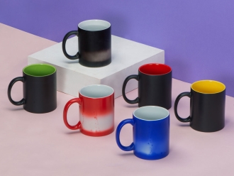 Изображение №10 | Кружка-хамелеон «Magic» матовая (синий/белый)