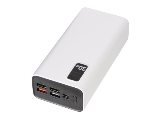 Изображение №4 | Портативный внешний аккумулятор «FAST», 30000 mAh (белый)